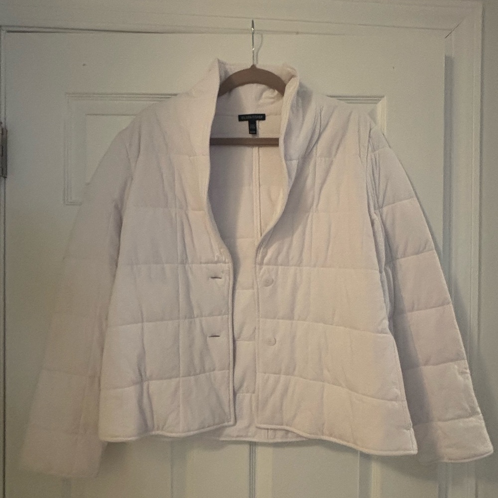 Eileen Fisher Quilted Cotton Jacket
